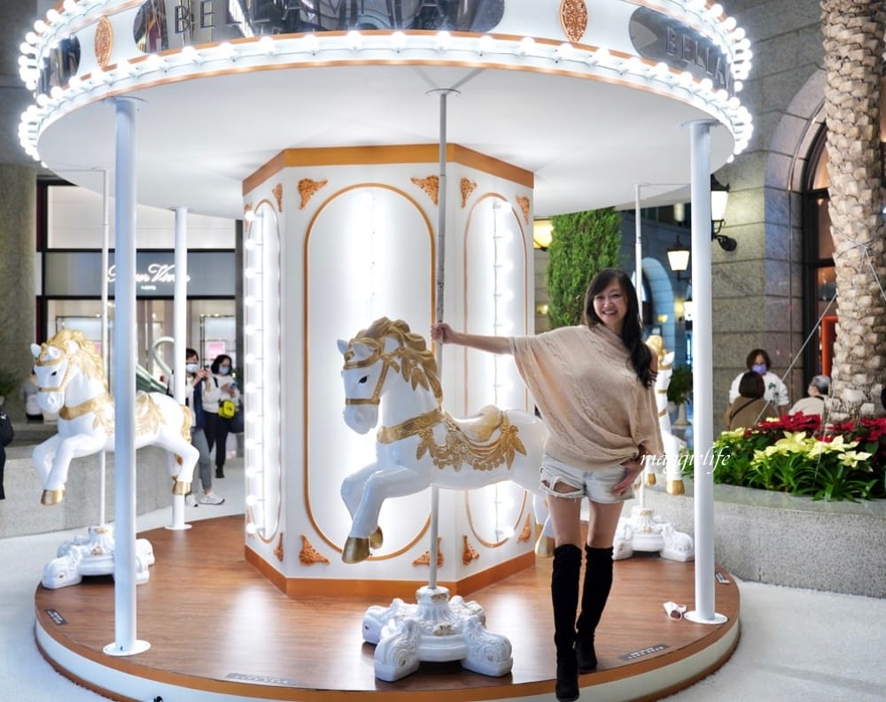 聖誕節｜台北2023BELLAVITA貴婦百貨聖誕節，白色雪地浪漫聖誕節，信義區最美，快來拍好拍滿吧