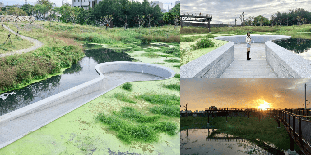 雙溪濕地公園｜台北士林新景點，唯美超仙水中步道，超美夕陽美景