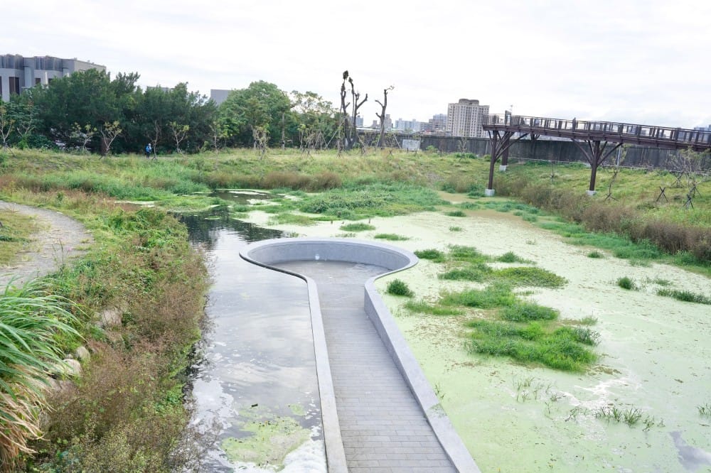 雙溪濕地公園｜台北士林新景點，唯美超仙水中步道，超美夕陽美景