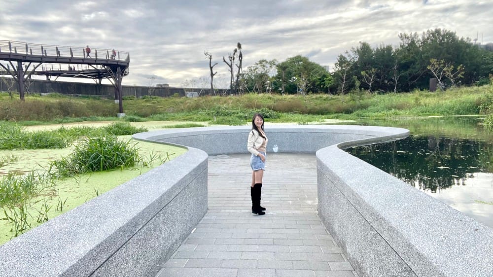 雙溪濕地公園｜台北士林新景點，唯美超仙水中步道，超美夕陽美景