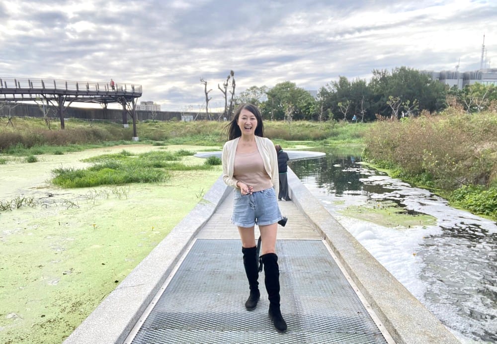 雙溪濕地公園｜台北士林新景點，唯美超仙水中步道，超美夕陽美景