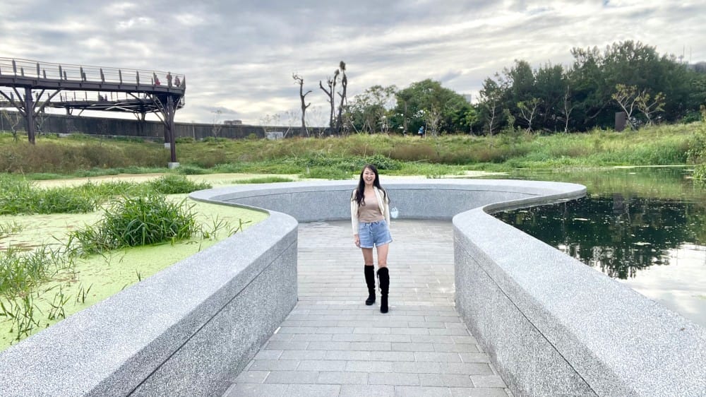 雙溪濕地公園｜台北士林新景點，唯美超仙水中步道，超美夕陽美景