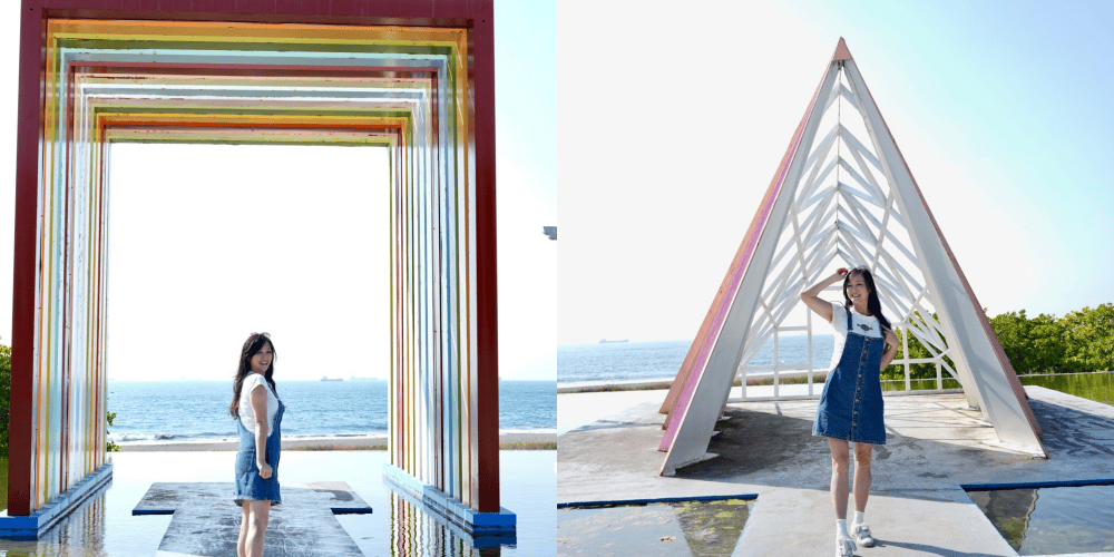 高雄旗津彩虹教堂,旗津海珍珠,網美婚紗IG美拍打卡景點 - 第1張圖 高雄旗津彩虹教堂,旗津海珍珠,網美婚紗IG美拍打卡景點