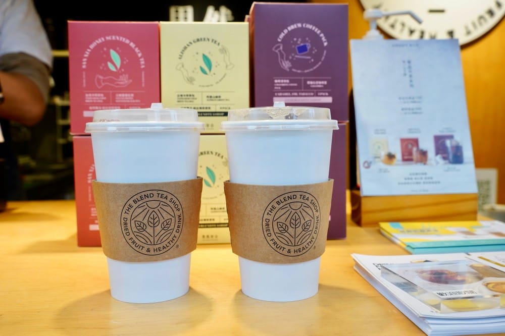 大安｜果然好合天然果乾茶，天然果乾手搖飲，天氣冷颼颼還可以加薑黃，直接喝起來！