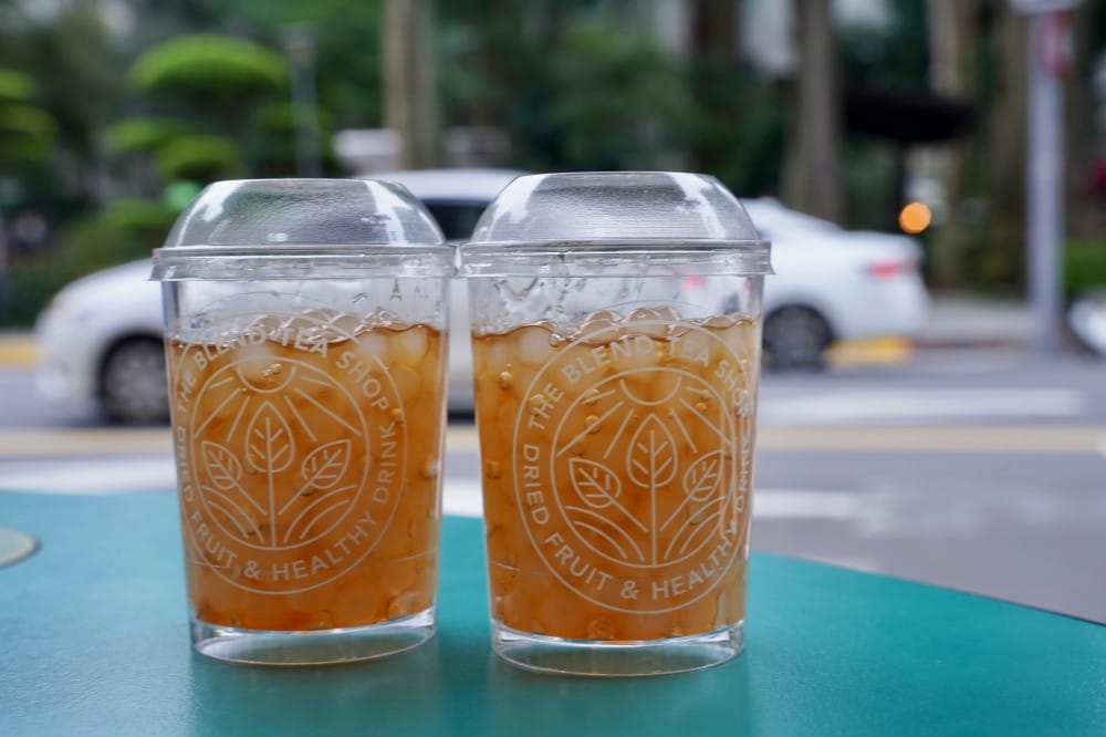 大安｜果然好合天然果乾茶，天然果乾手搖飲，天氣冷颼颼還可以加薑黃，直接喝起來！