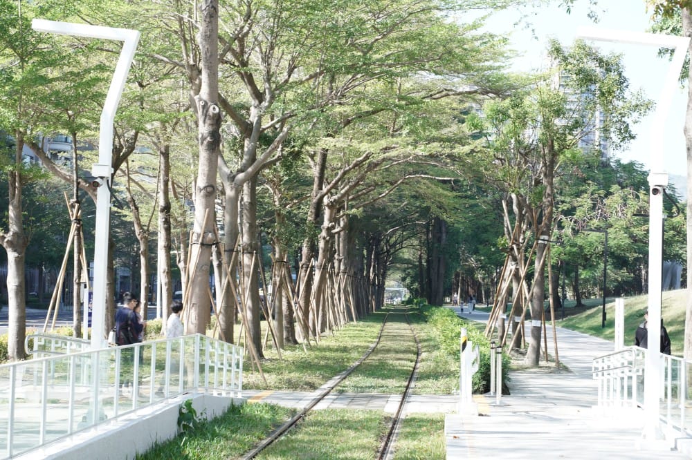 高雄輕軌龍貓隧道，高雄最美輕軌景點一秒來到宮崎駿的電影動畫場景