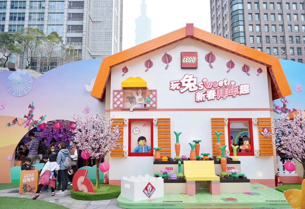 2023台灣樂高玩兔sweet免費新年親子活動超好玩！互動闖關小孩最愛，4.5米高巨兔進駐超好拍，闖關遊戲送獎品，