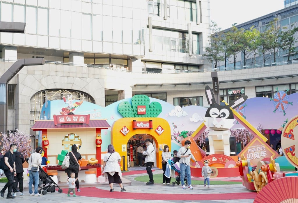 2023台灣樂高玩兔sweet免費新年親子活動超好玩！互動闖關小孩最愛，4.5米高巨兔進駐超好拍，闖關遊戲送獎品，