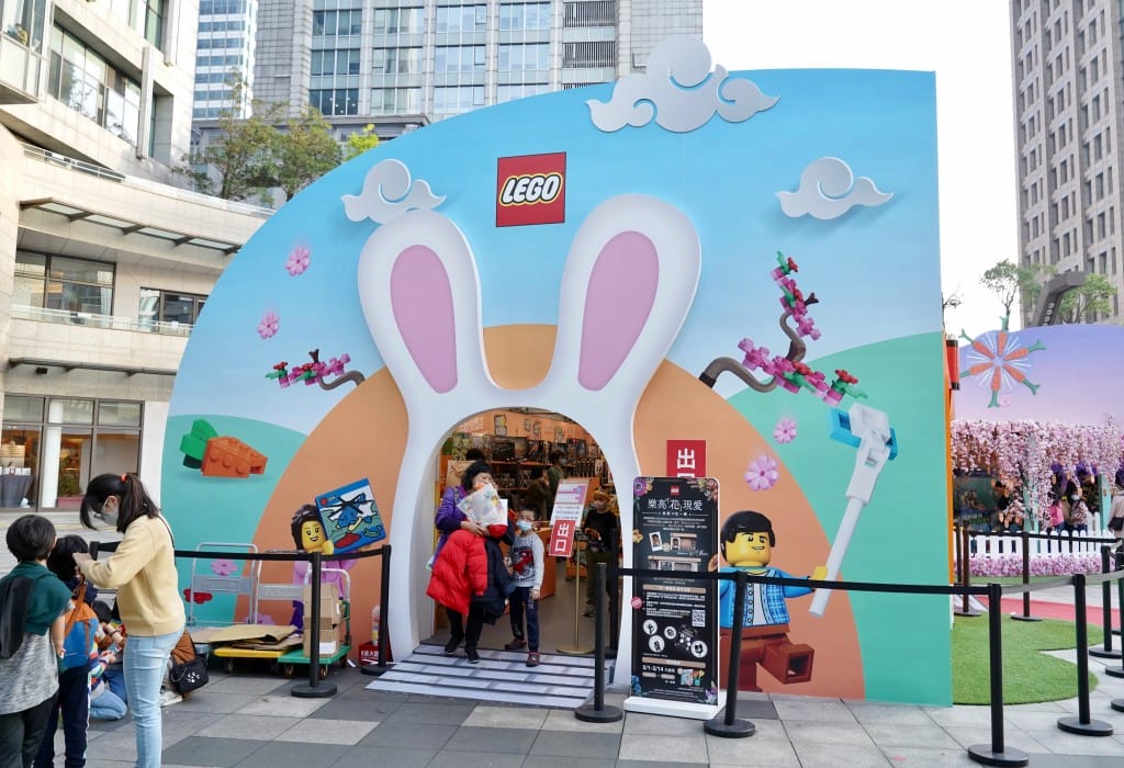 2023台灣樂高玩兔sweet免費新年親子活動超好玩！互動闖關小孩最愛，4.5米高巨兔進駐超好拍，闖關遊戲送獎品，
