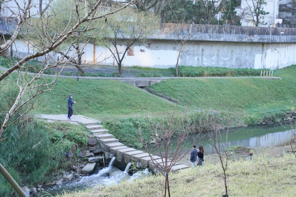 內溝溪自然生態步道賞櫻秘境，內湖五分埤生態濕地賞櫻，還有賞鳥區