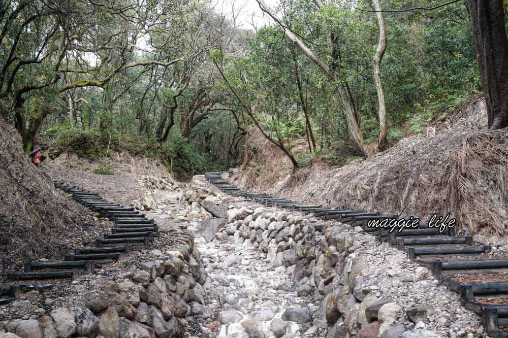 陽明山紫明溪步道｜陽明山最新秘境，免費泡野溪溫泉，還有超美櫻花，就在陽明書屋對面 @瑪姬幸福過日子