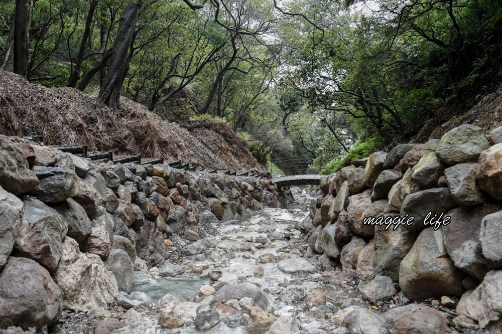 陽明山紫明溪步道｜陽明山最新秘境，免費泡野溪溫泉，還有超美櫻花，就在陽明書屋對面