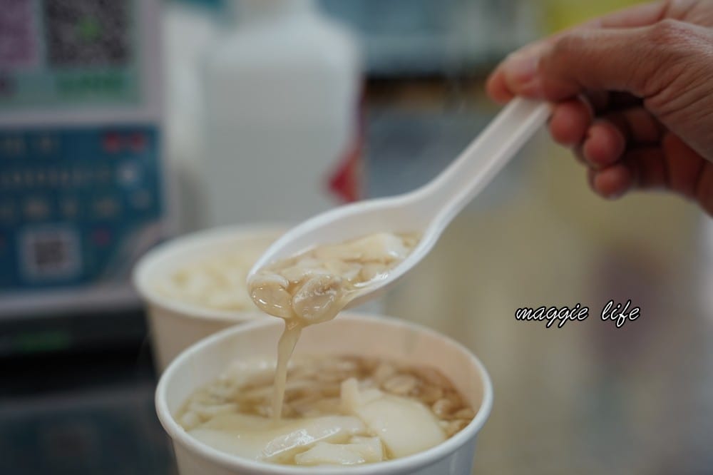 甘泉豆花｜白粉圓豆花超好吃，饒河街夜市35年老店，食尚玩家推薦
