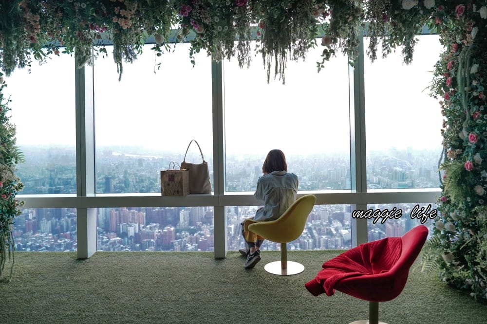 台北101觀景台，全台第一高樓必看重點，快速通關門票優惠，101樓神秘花園，愛麗絲夢遊仙境打卡點攻略