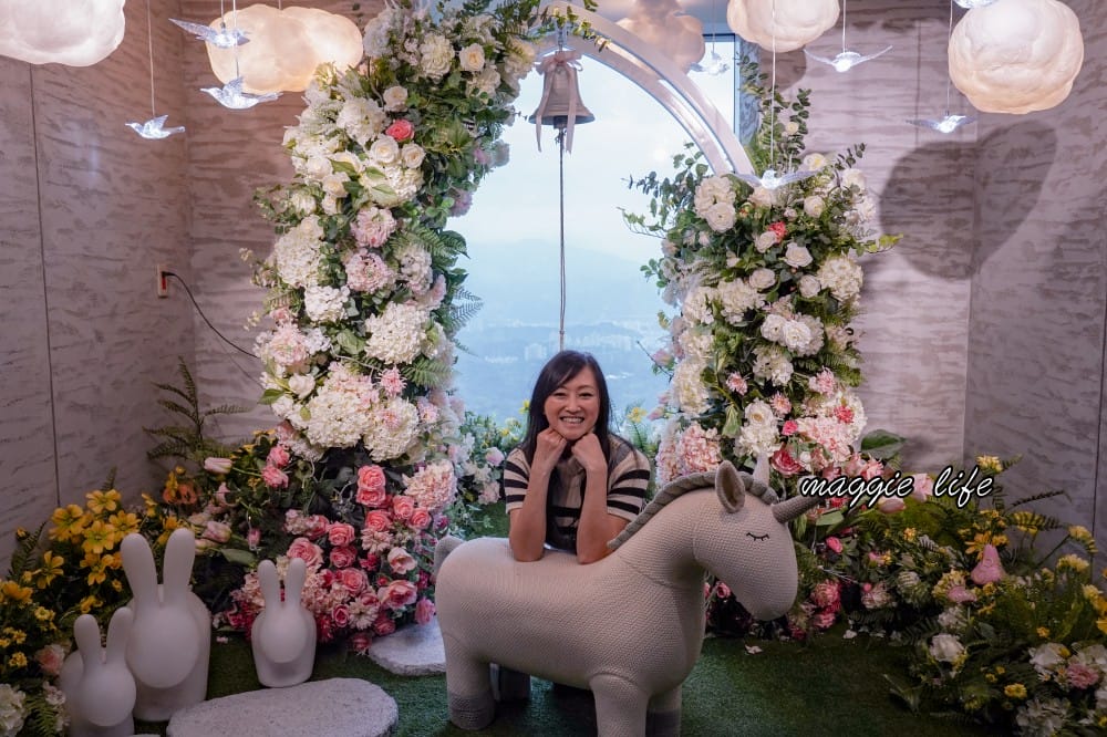 台北101觀景台，全台第一高樓必看重點，快速通關門票優惠，101樓神秘花園，愛麗絲夢遊仙境打卡點攻略