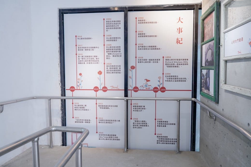 北投中心新村｜全台唯一的溫泉眷村，復古眷村古早味，台北免費親子景點