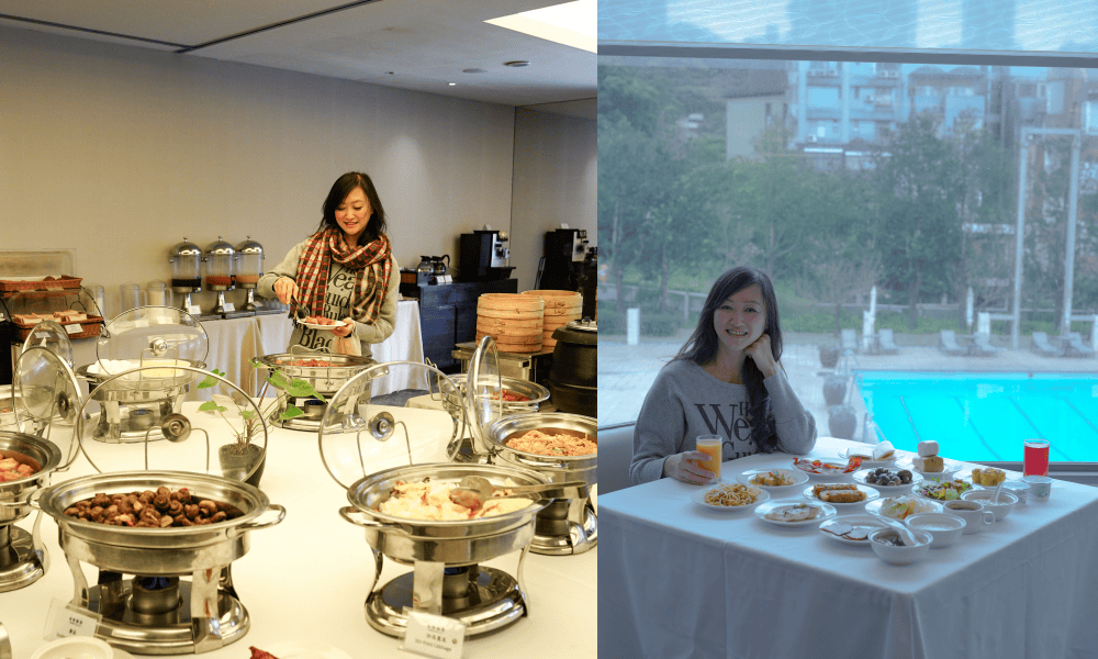 台北陽明山溫泉飯店推薦｜雀客藏居，稀有的白磺泉有大眾池以及個人湯屋，山泉水泳池，自助早餐也很推薦！