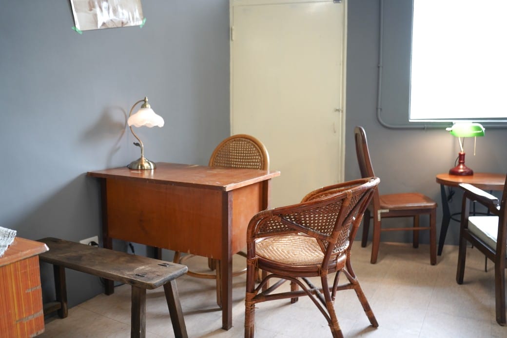 㡯樲樓手壓咖啡室｜隱藏在老宅二樓的復古風咖啡廳，有好喝的抹茶拿鐵！