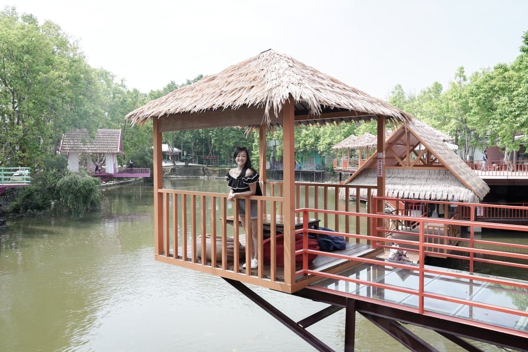 近水樓台湖畔森林咖啡，雲林斗六最新景觀咖啡廳，南洋風秒飛泰國清邁，門票交通菜單