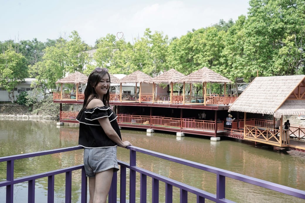 近水樓台湖畔森林咖啡，雲林斗六最新景觀咖啡廳，南洋風秒飛泰國清邁，門票交通菜單