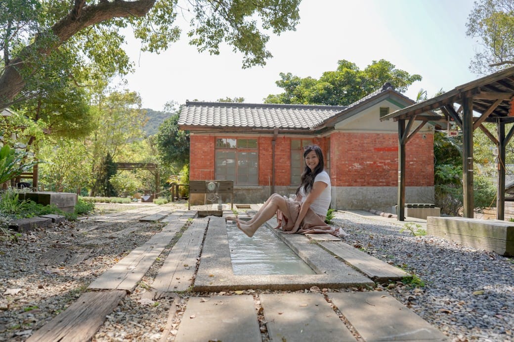 北投秘境，三軍總醫院北投分院也有免費溫泉泡腳池！