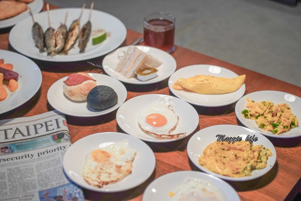 台北大安慕軒飯店MADISON TAIPEI HOTEL ，飯店奢華自助早餐吃到飽3.5小時吃好吃滿，一早就有松露蛋/烤魚/豬腳！信義安和站飯店推薦