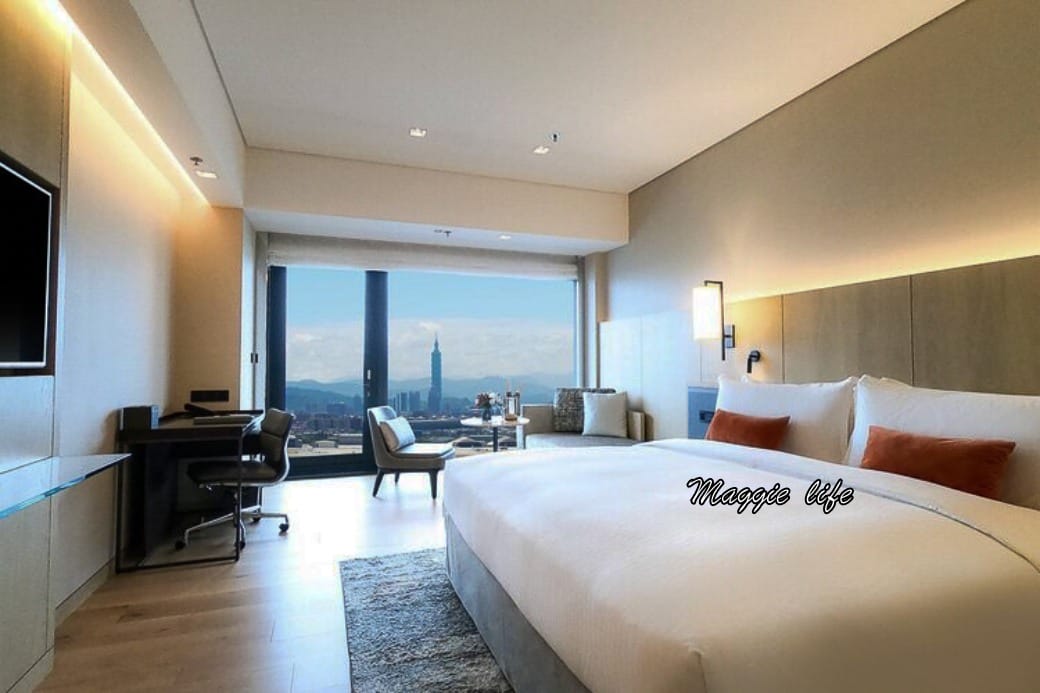 台北萬豪酒店住宿開箱，高空摩天輪景觀，天際泳池，親子住房玩到瘋，最新房價