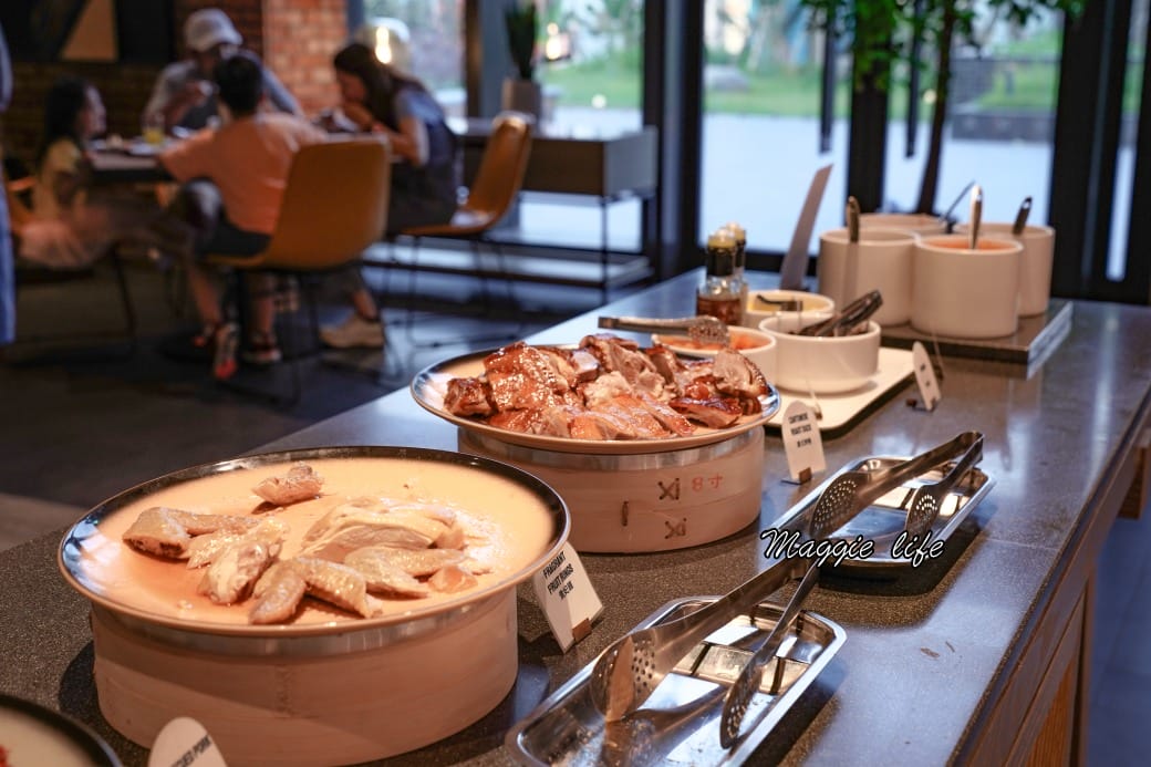 新北八里福朋喜來登吃到飽The Mesh Kitchen，生食級干貝爆炸好吃，buffet假日完整菜色