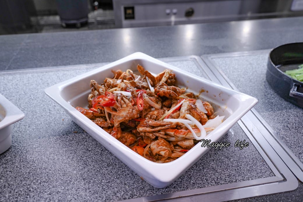 新北八里福朋喜來登吃到飽The Mesh Kitchen，生食級干貝爆炸好吃，buffet假日完整菜色