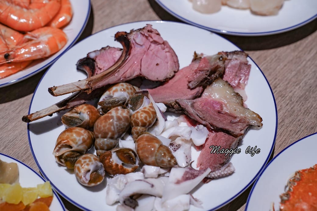 新北八里福朋喜來登吃到飽The Mesh Kitchen，生食級干貝爆炸好吃，buffet假日完整菜色