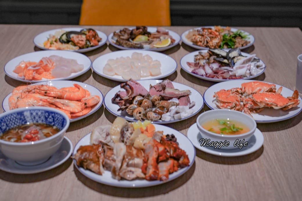 新北八里福朋喜來登吃到飽The Mesh Kitchen，生食級干貝爆炸好吃，buffet假日完整菜色