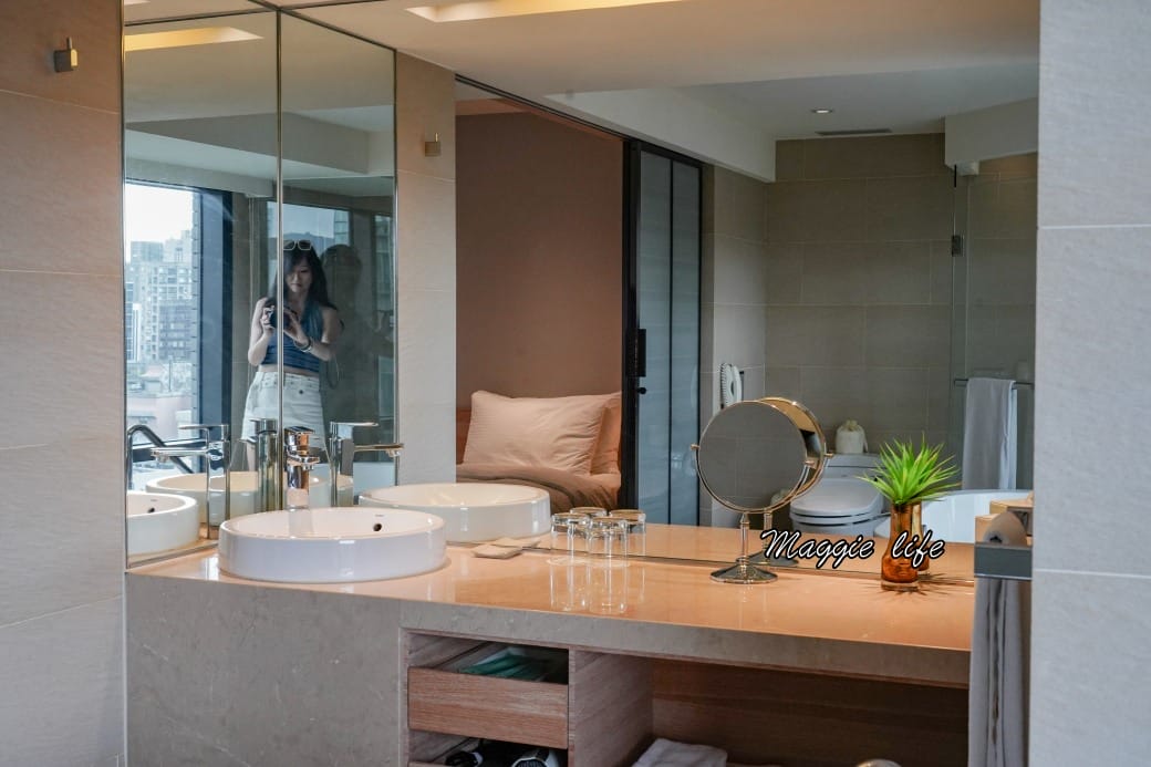 台北飯店推薦｜和逸飯店台北民生館HOTEL COZZI，日式高質感景觀飯店，浴室超美的，台北中山區行天宮站飯店推薦