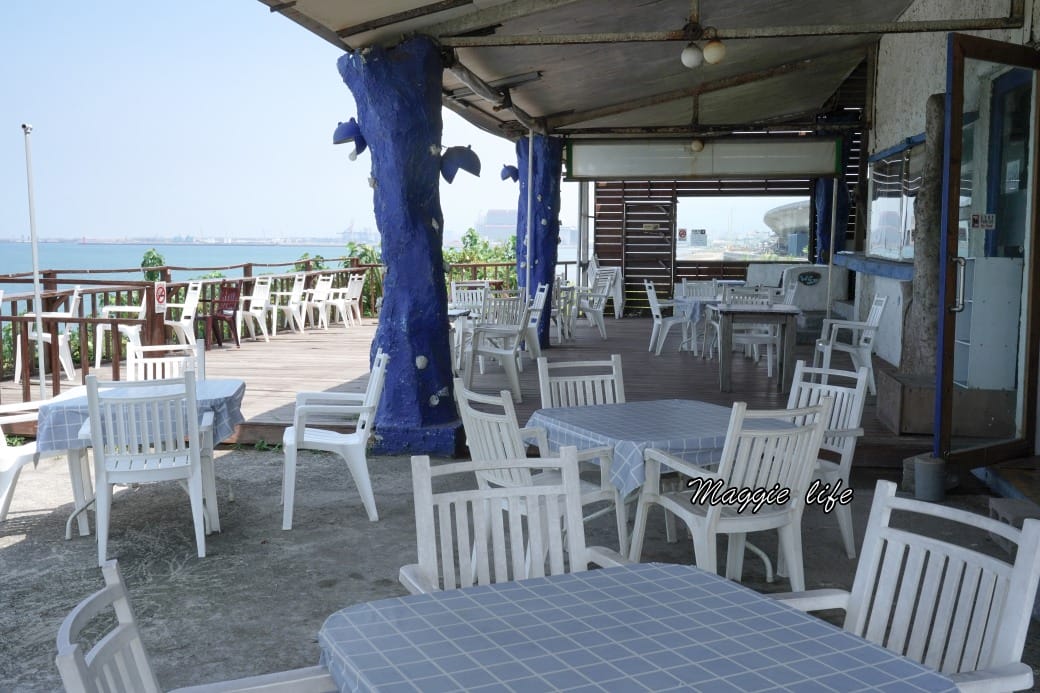 藍色公路海景咖啡館｜新北林口海景第一排面海咖啡廳，無敵海景療癒到爆炸