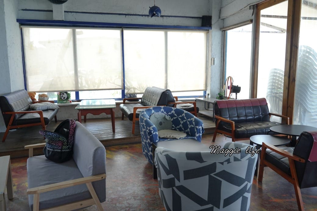 藍色公路海景咖啡館｜新北林口海景第一排面海咖啡廳，無敵海景療癒到爆炸