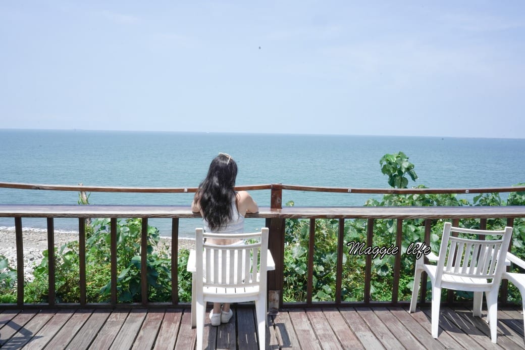 藍色公路海景咖啡館｜新北林口海景第一排面海咖啡廳，無敵海景療癒到爆炸