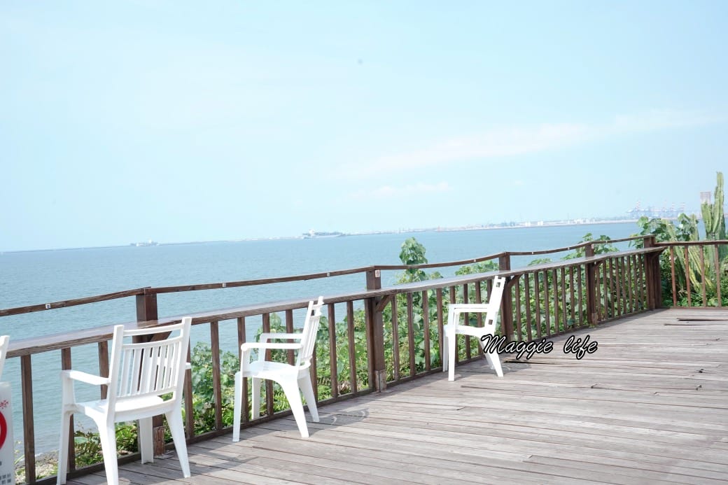 藍色公路海景咖啡館｜新北林口海景第一排面海咖啡廳，無敵海景療癒到爆炸