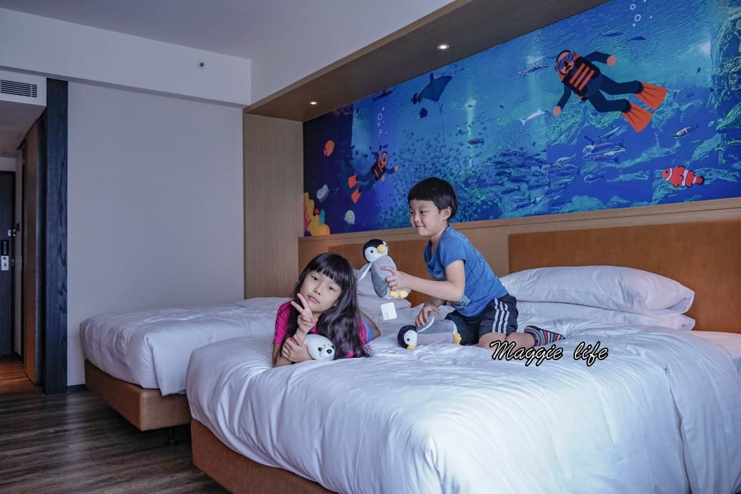 桃園喜來登飯店，桃園親子飯店，泳池SPA大型遊樂區跟小孩度假就是這裡