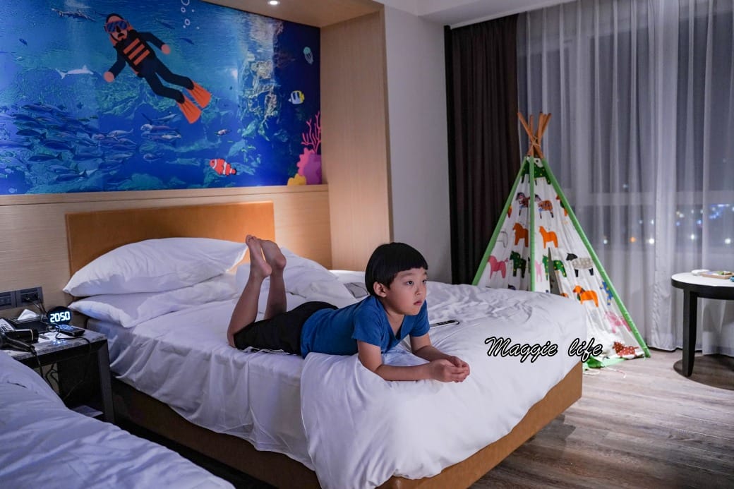 桃園喜來登飯店，桃園親子飯店，泳池SPA大型遊樂區跟小孩度假就是這裡