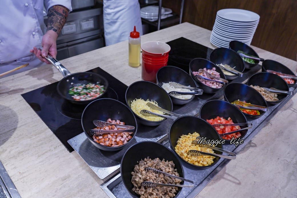 桃園喜來登酒店｜自助早餐吃到飽，15大區豐盛食材中式西式港式一次看仔細，超級豐盛早餐，自己花錢來吃也很甘願