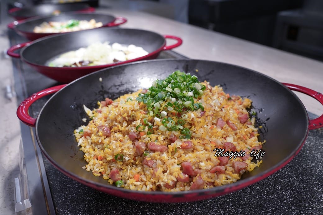 桃園喜來登酒店｜自助早餐吃到飽，15大區豐盛食材中式西式港式一次看仔細，超級豐盛早餐，自己花錢來吃也很甘願