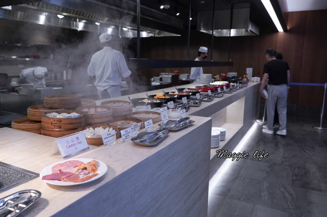 桃園喜來登酒店｜自助早餐吃到飽，15大區豐盛食材中式西式港式一次看仔細，超級豐盛早餐，自己花錢來吃也很甘願