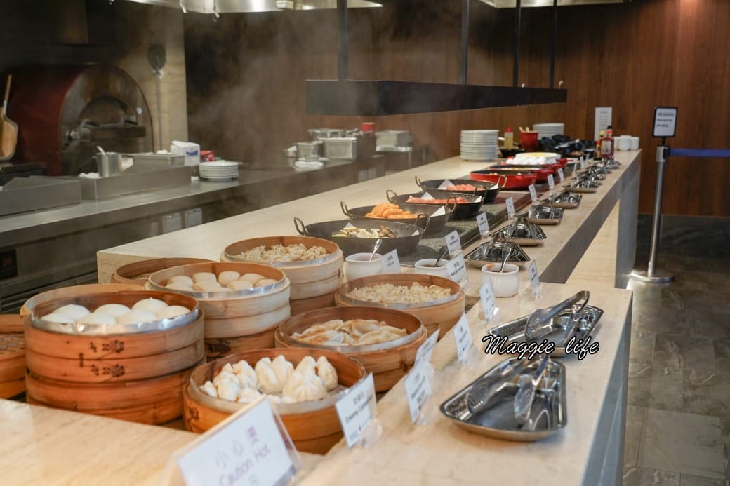 桃園喜來登酒店｜自助早餐吃到飽，15大區豐盛食材中式西式港式一次看仔細，超級豐盛早餐，自己花錢來吃也很甘願