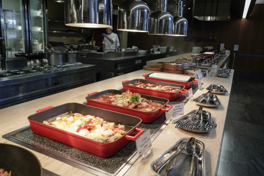 桃園喜來登酒店｜自助早餐吃到飽，15大區豐盛食材中式西式港式一次看仔細，超級豐盛早餐，自己花錢來吃也很甘願