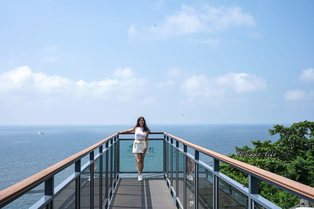 高雄柴山1號海洋咖啡，海景第一排景觀餐廳，玻璃天空步道美景超好拍，新開幕