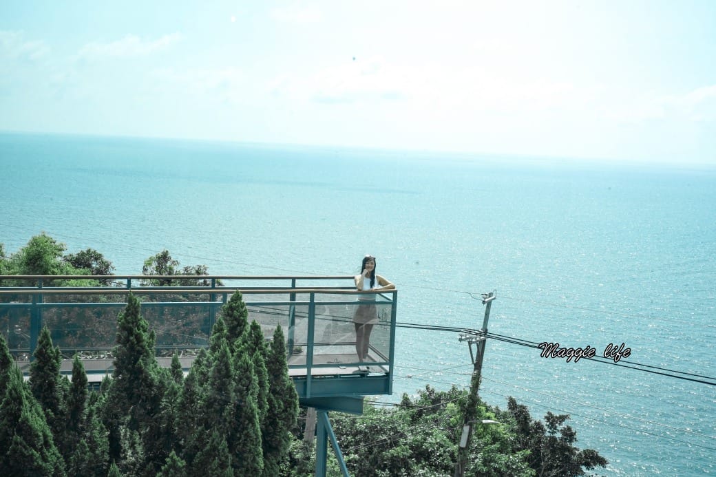 高雄柴山1號海洋咖啡，海景第一排景觀餐廳，玻璃天空步道美景超好拍，新開幕