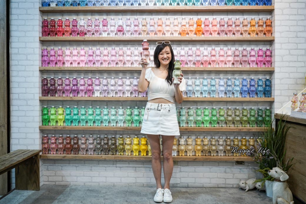 高雄鹽埕小熊奶茶，超萌小熊奶茶，彩虹熊熊牆必打卡超好拍，IG爆紅，少女心大噴發