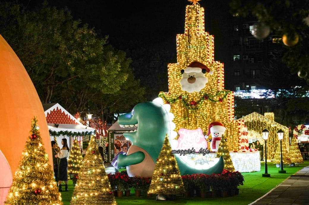 2023新北耶誕城11/17登場，四大必拍光廊，吉祥物桑塔熊登場，6大亮點搶先看，時間，交通，活動攻略