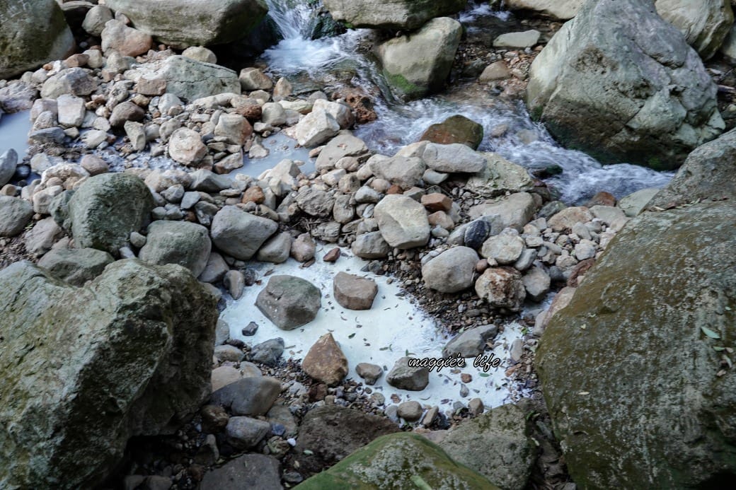 陽明山野溪溫泉秘境｜下七股野溪溫泉，夢幻絕美牛奶湯，交通，注意事項路線攻略