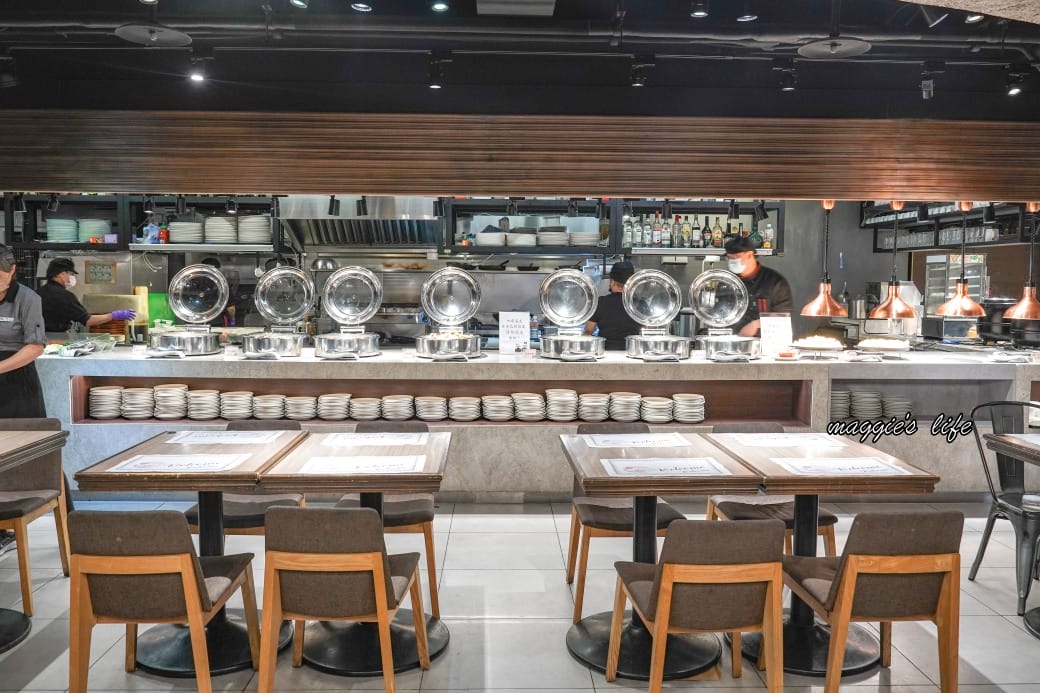 台北饗犇牛排館｜洛基飯店南京館二樓，只要339起就吃得到品質很好的牛排、披薩、熟食、沙拉吃到飽