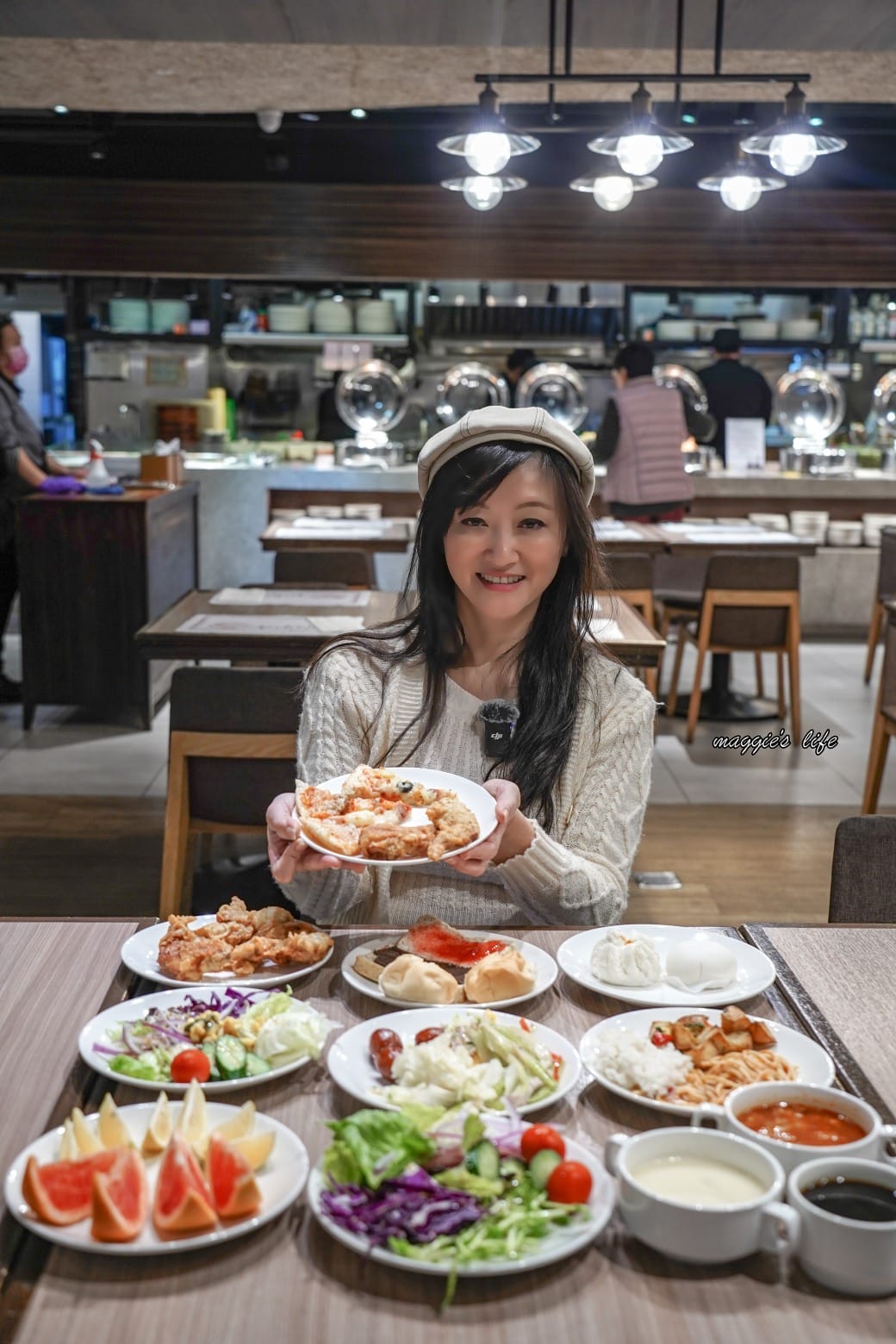 台北饗犇牛排館｜洛基飯店南京館二樓，只要339起就吃得到品質很好的牛排、披薩、熟食、沙拉吃到飽
